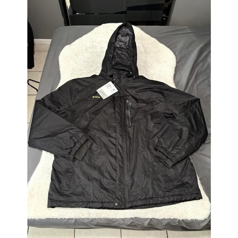 Gemyse Mountain Snowboarding Ski Coat Jacket Black Waterproof Winter Sz 3XL